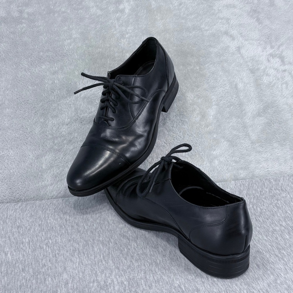 Cole Haan Madison WP Cap Oxford Mens 8 Black Waterproof Grand.OS Dress Shoes
